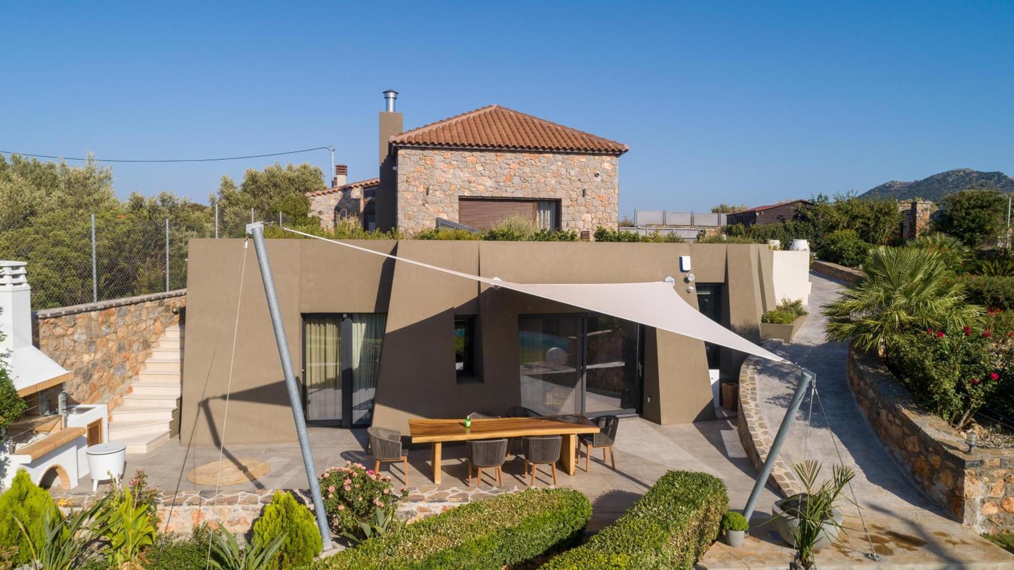 Lithari Luxury Villa With Private Pool, Your Perfect Retreat, Crete Agios Nikolaos  Ngoại thất bức ảnh